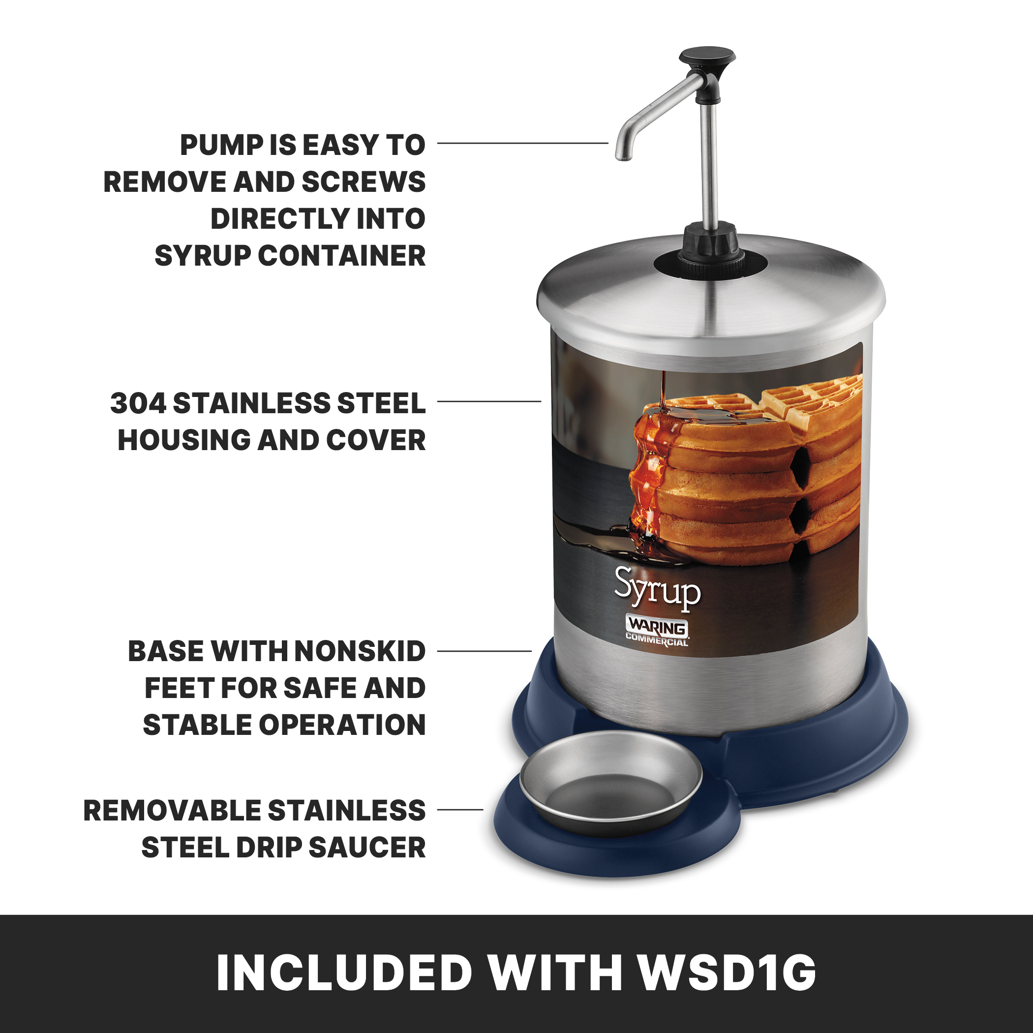 1-Gallon Syrup Dispenser